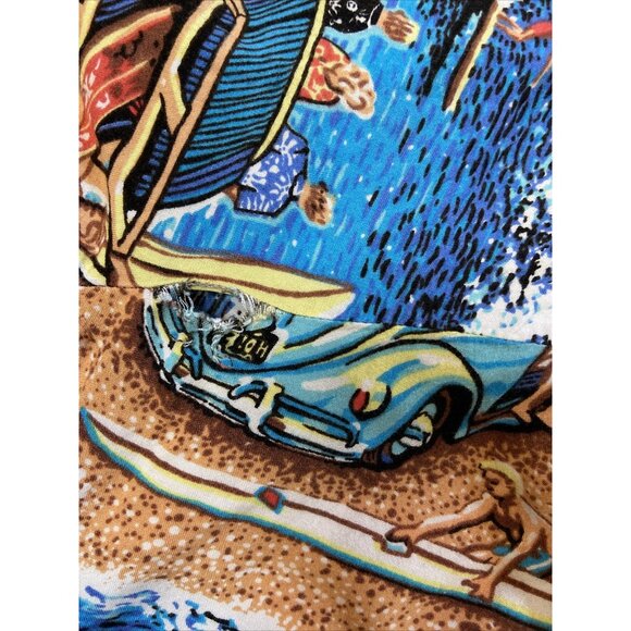 Aloha Joe Men M Hawaiian Shirt Surfing Retro Old School - Picture 8 of 8